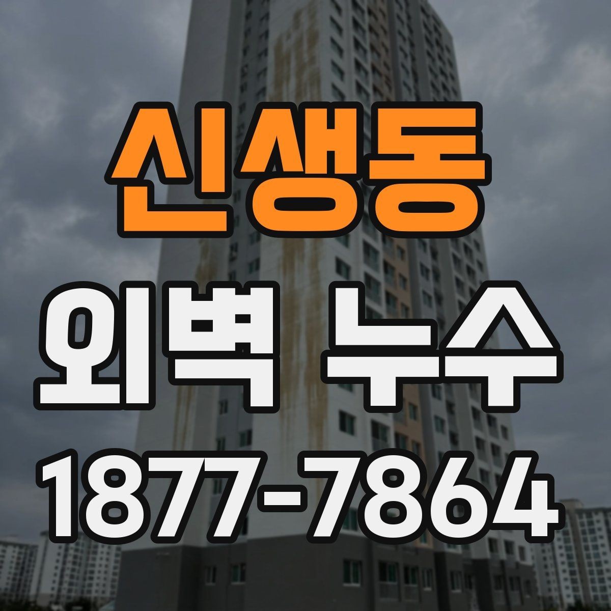 신생동 외벽 누수 점검 후 보수 계획 세우는 법