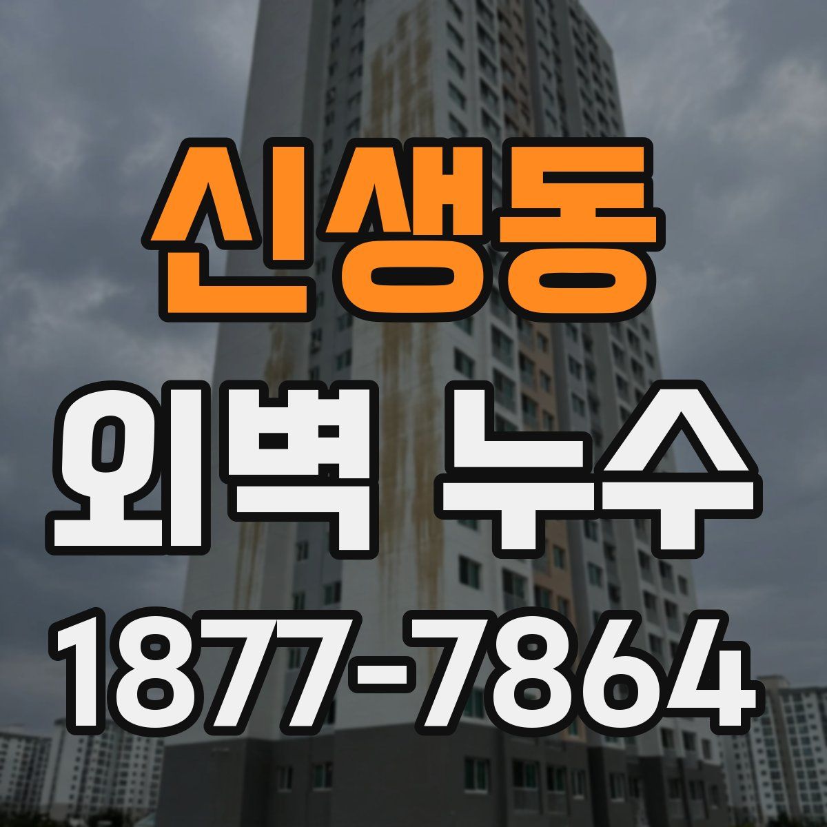 신생동 외벽 누수