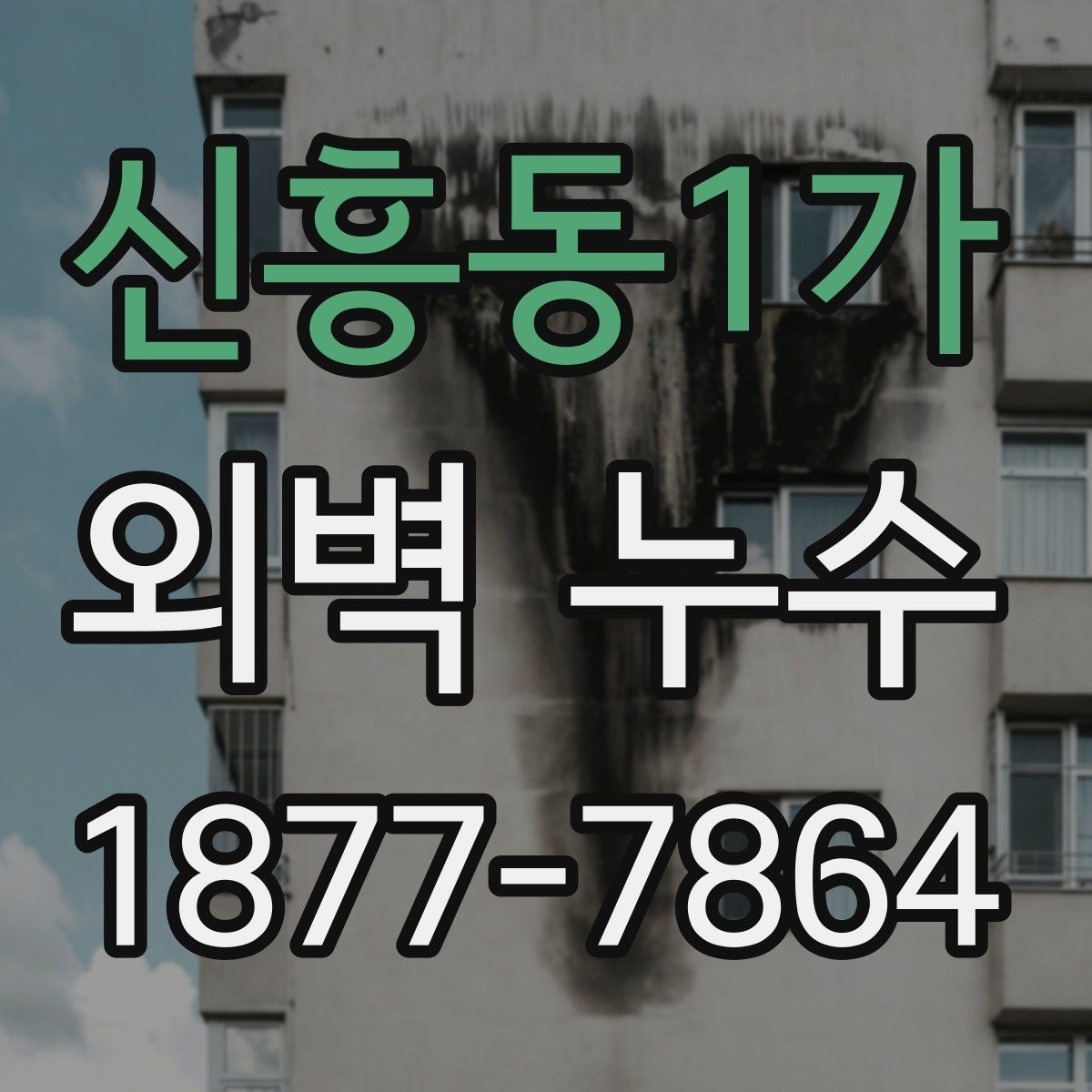 신흥동1가 외벽 누수 진단에서 자주 놓치는 포인트