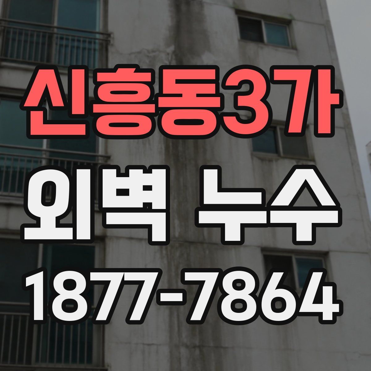 신흥동3가 외벽 누수