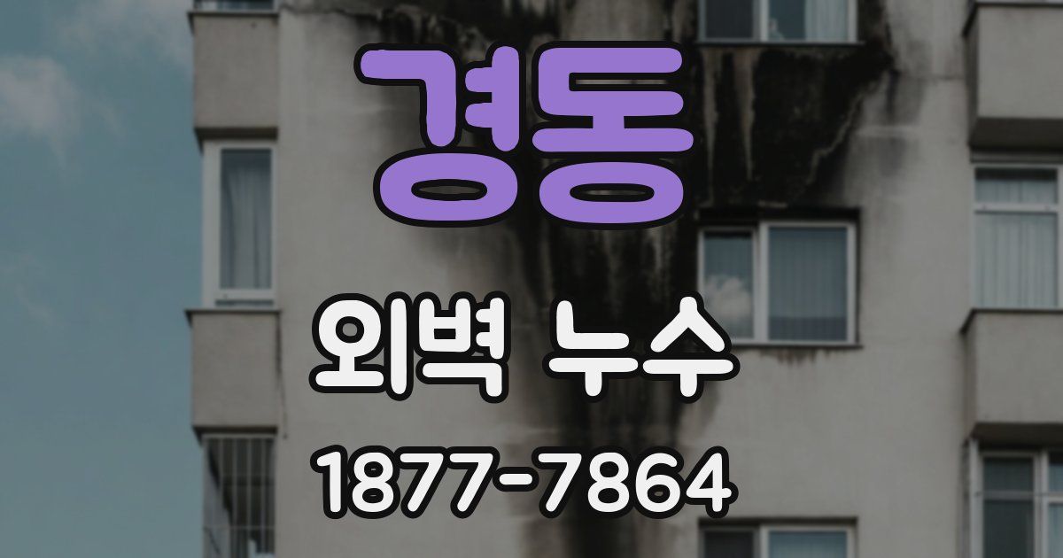 경동 외벽 누수
