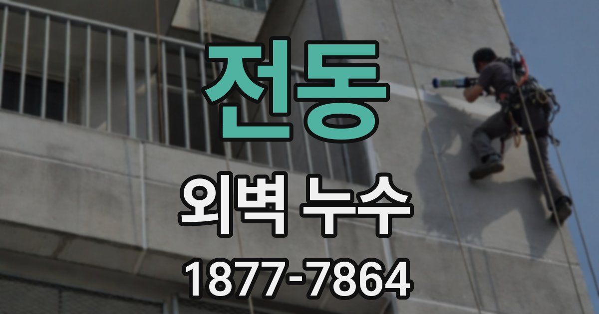 전동 외벽 누수