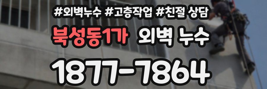 북성동1가 외벽 누수