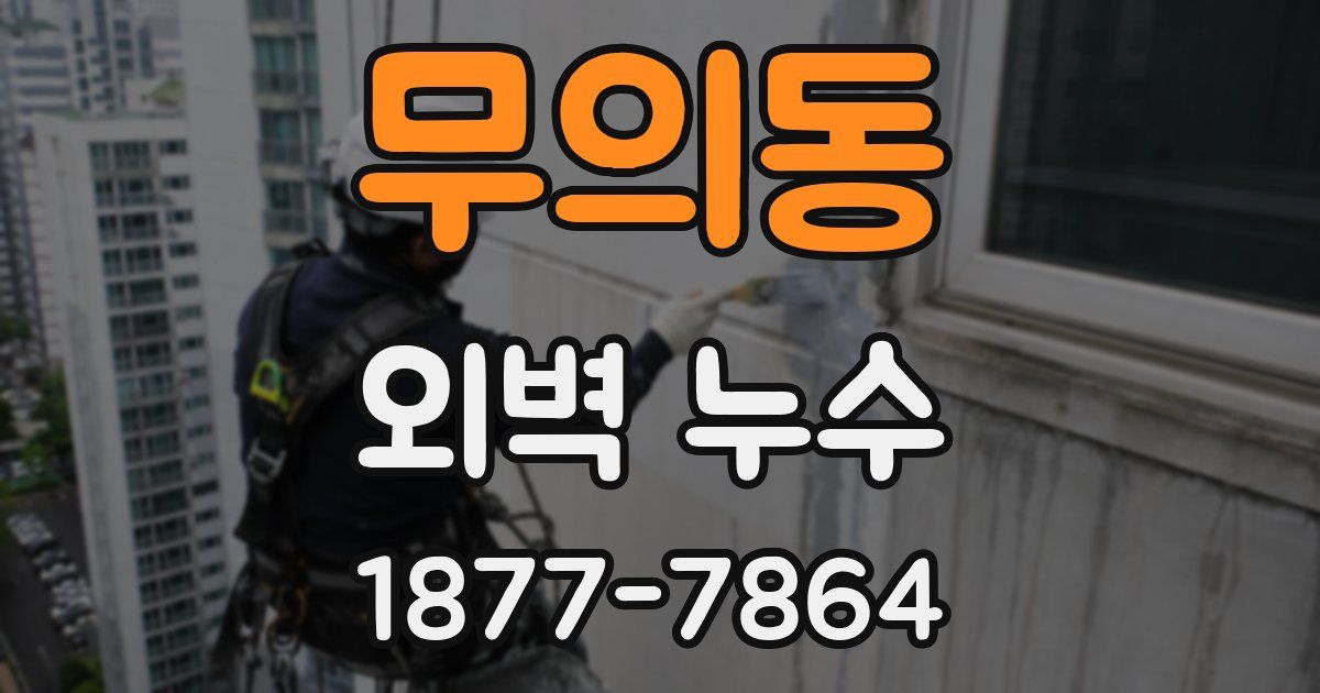 무의동 외벽 누수