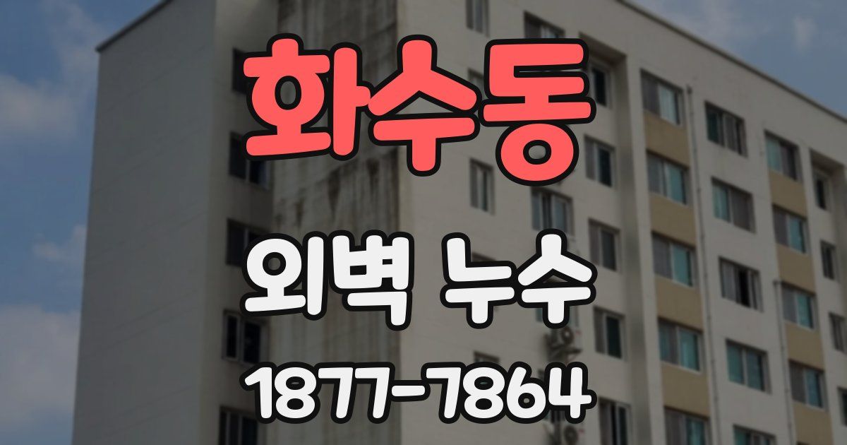 화수동 외벽 누수