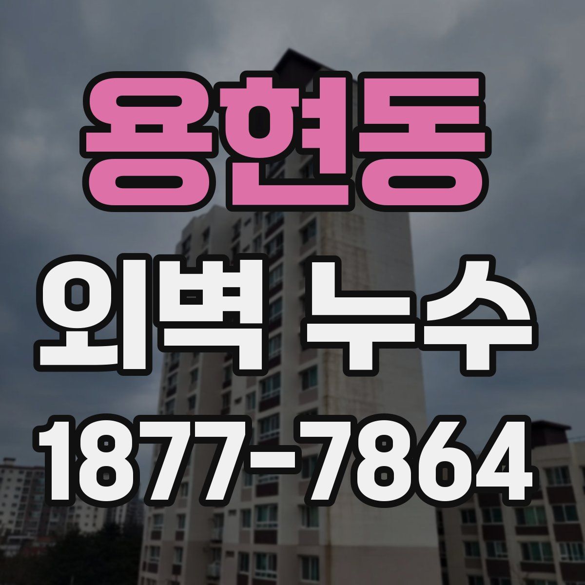 용현동 외벽 누수