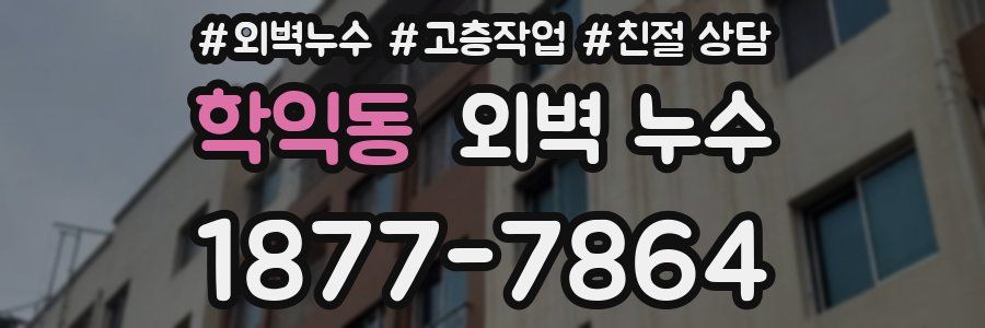 학익동 외벽 누수