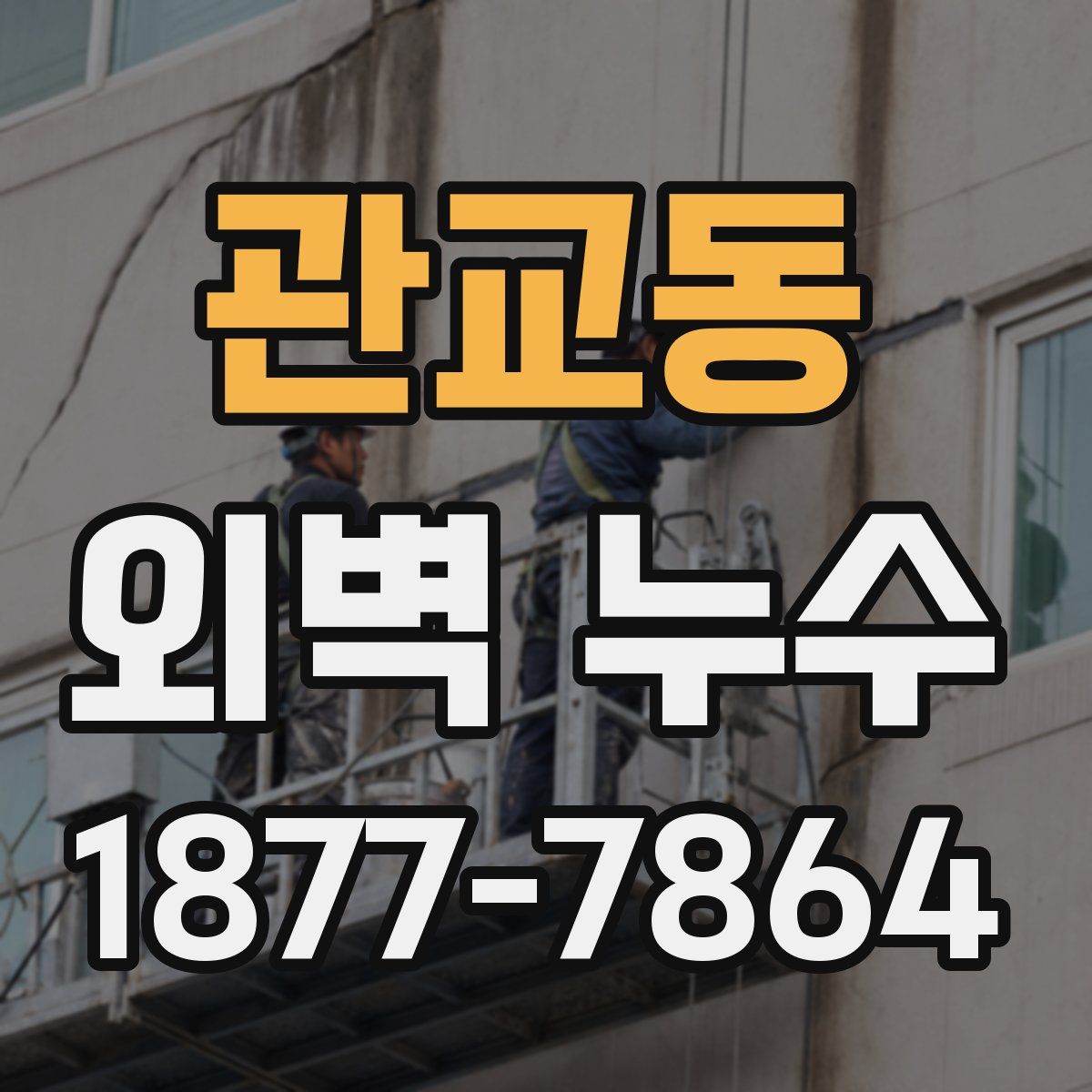 관교동 외벽 누수