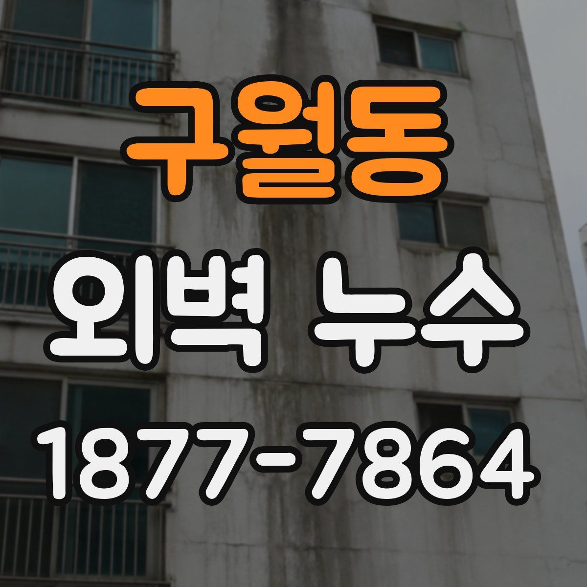 구월동 외벽 누수