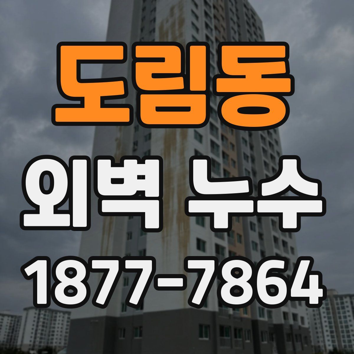 도림동 외벽 누수