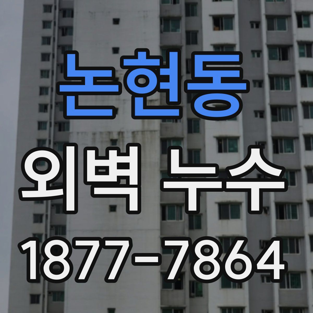 논현동 외벽 누수