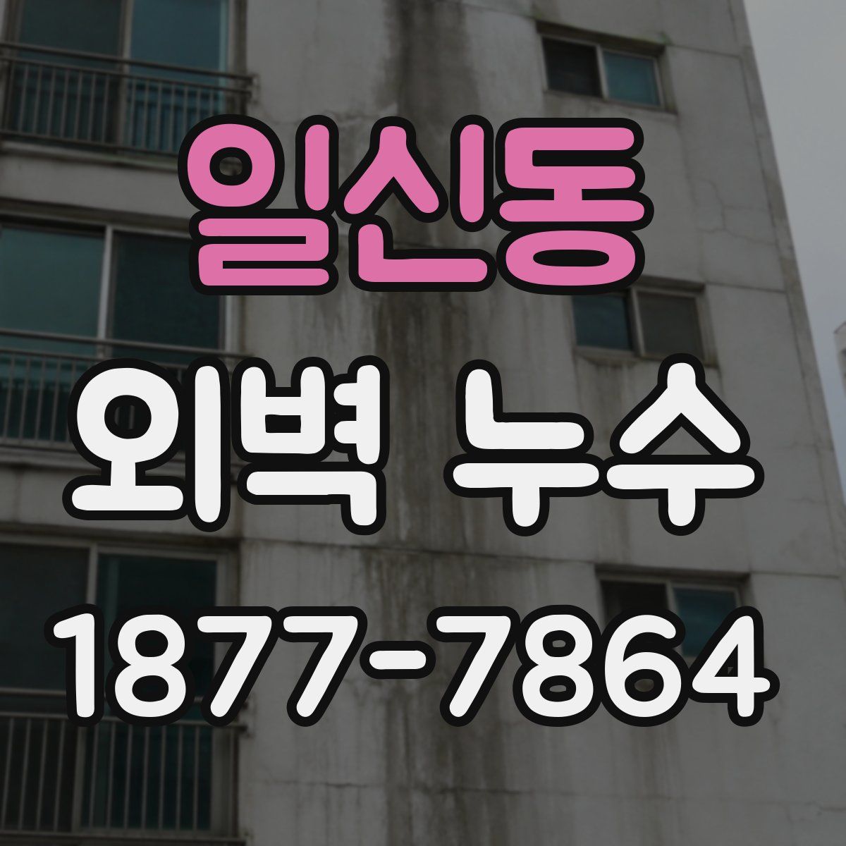 일신동 외벽 누수