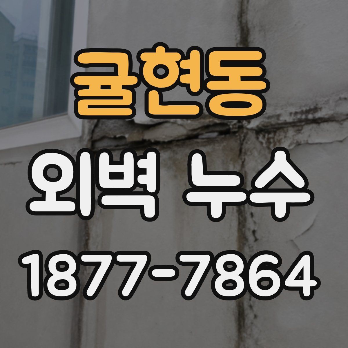 귤현동 외벽 누수 보수 전 알아둘 핵심 사항