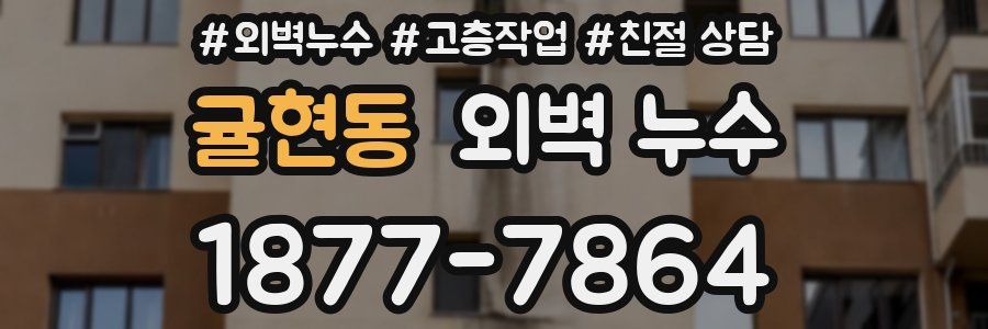귤현동 외벽 누수