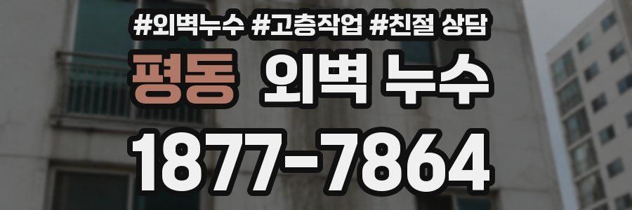 평동 외벽 누수
