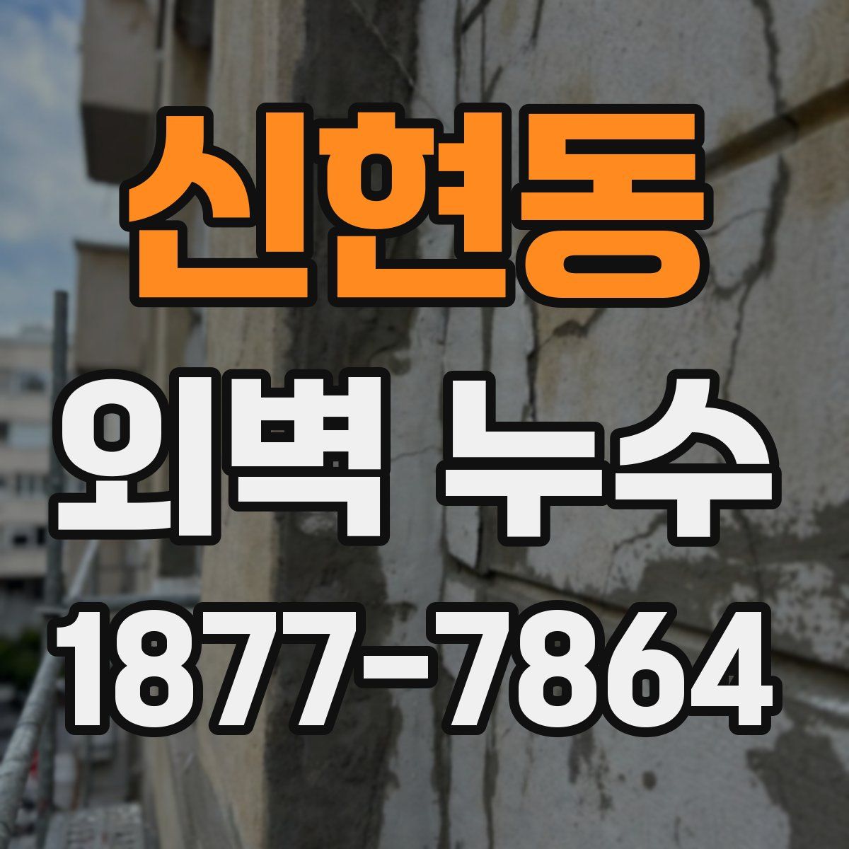 신현동 외벽 누수