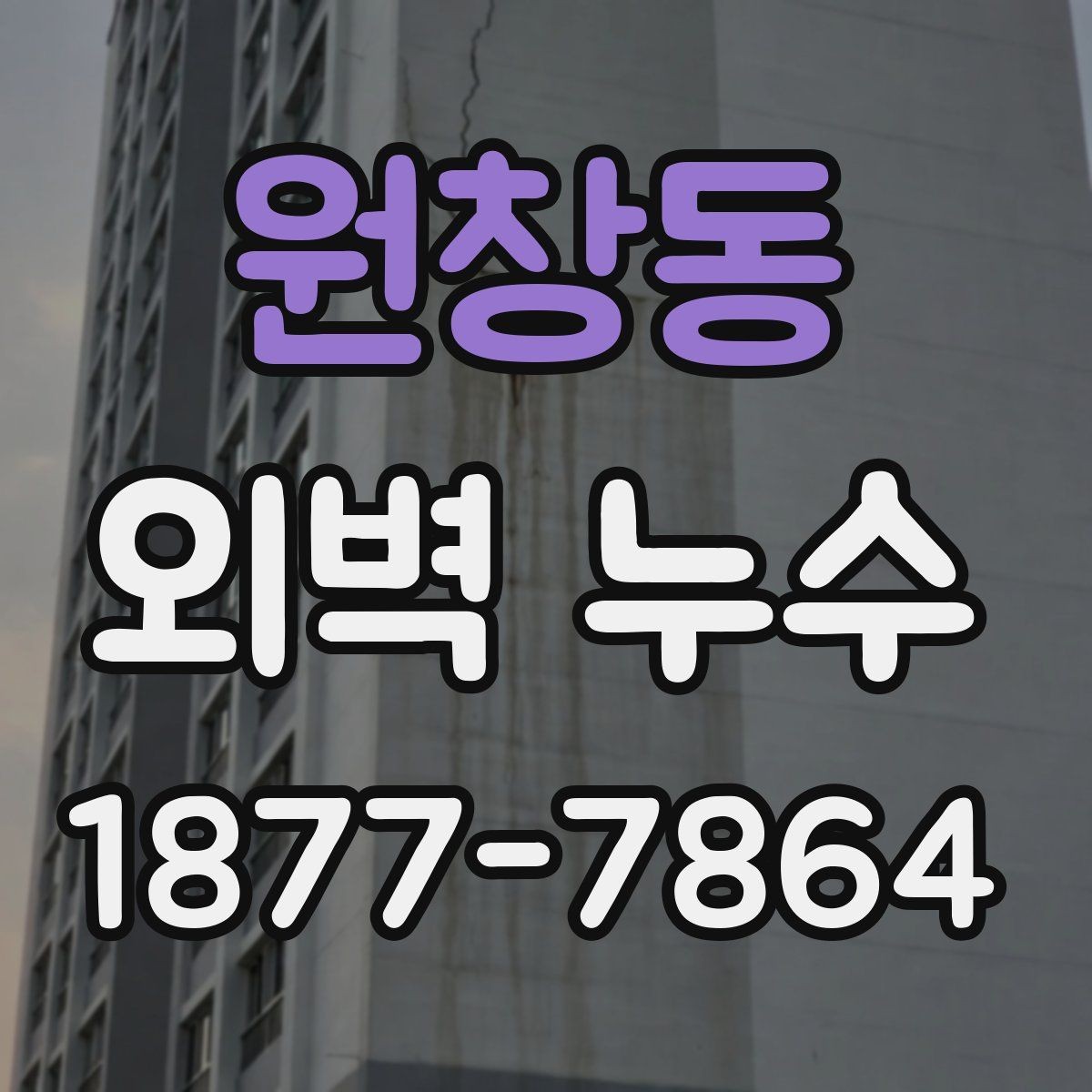 원창동 외벽 누수 의심 시 공사 전 비교해야 할 점