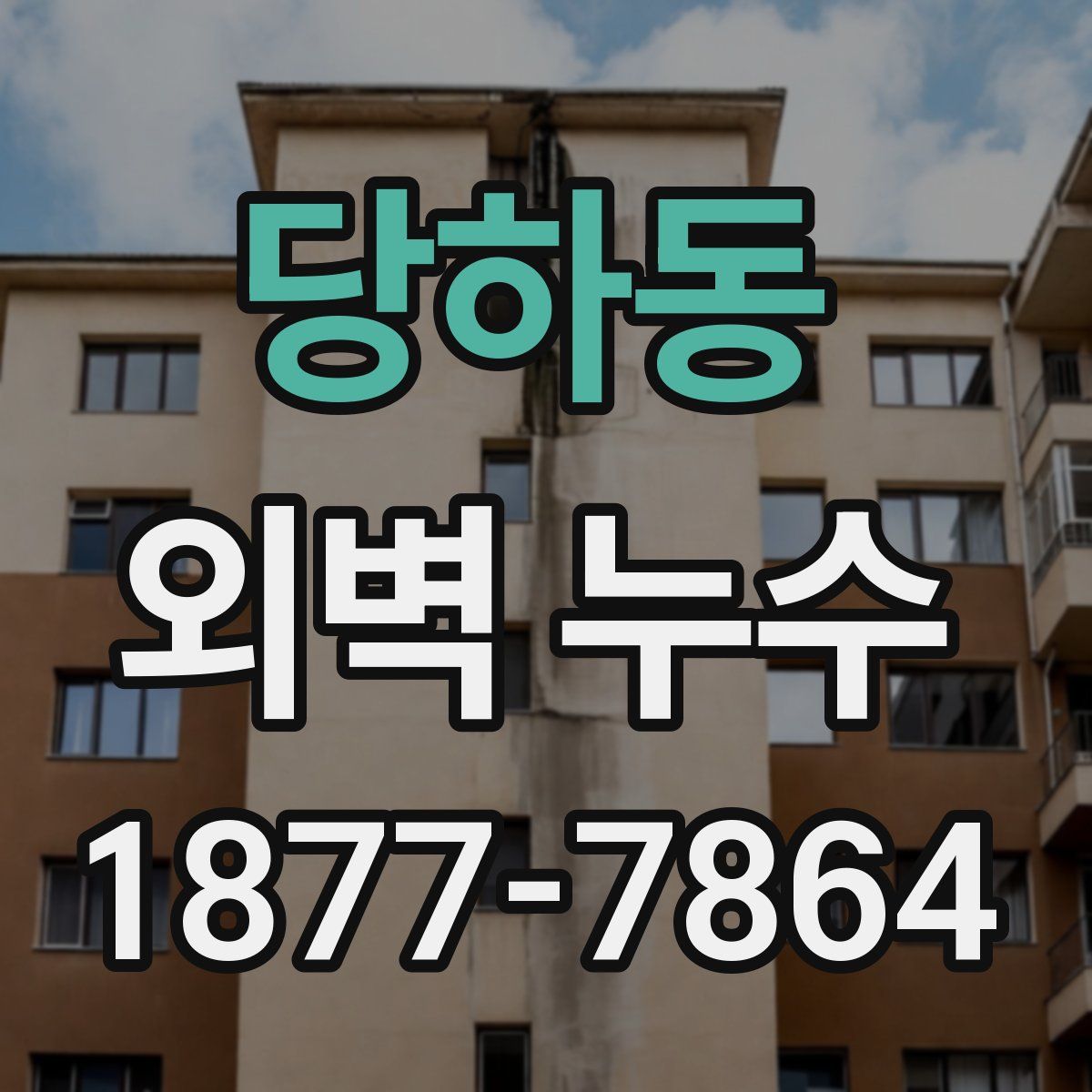 당하동 외벽 누수