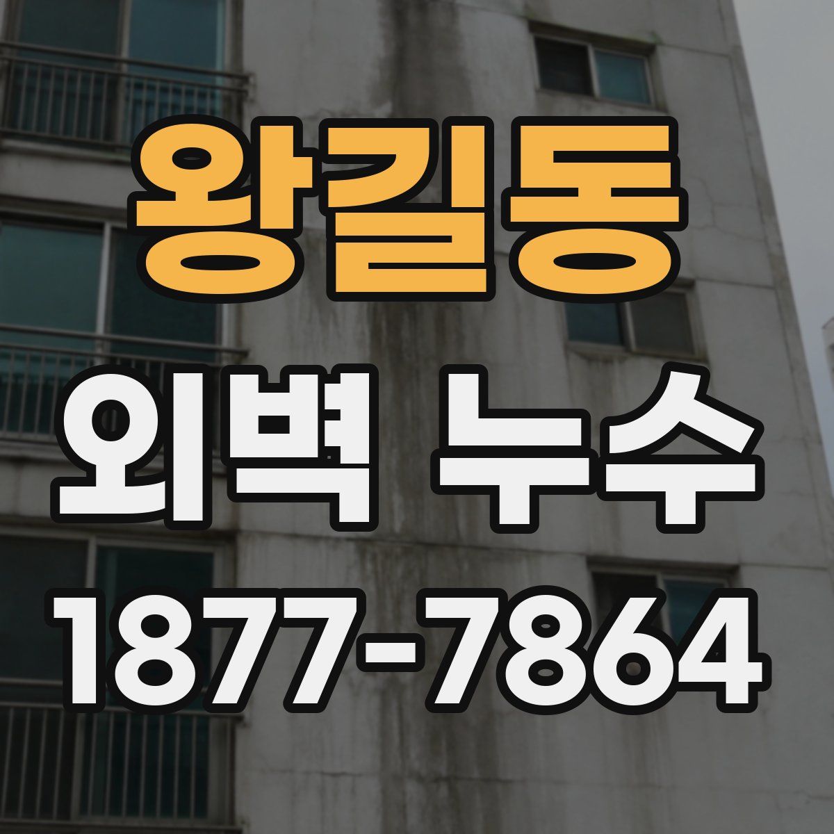 왕길동 외벽 누수