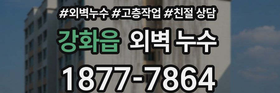 강화읍 외벽 누수