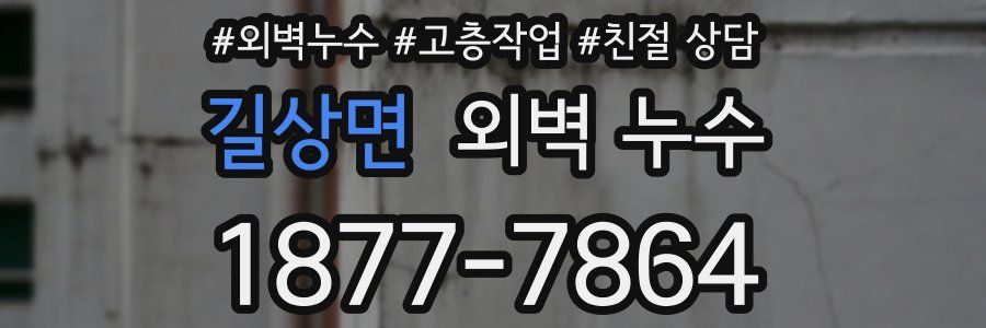 길상면 외벽 누수