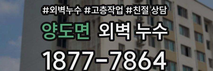 양도면 외벽 누수