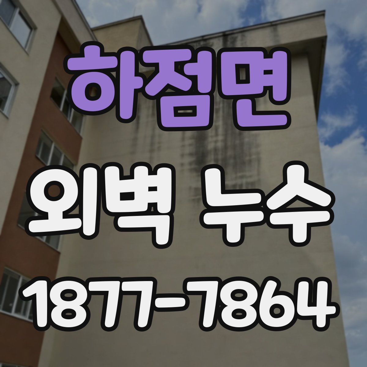 하점면 외벽 누수