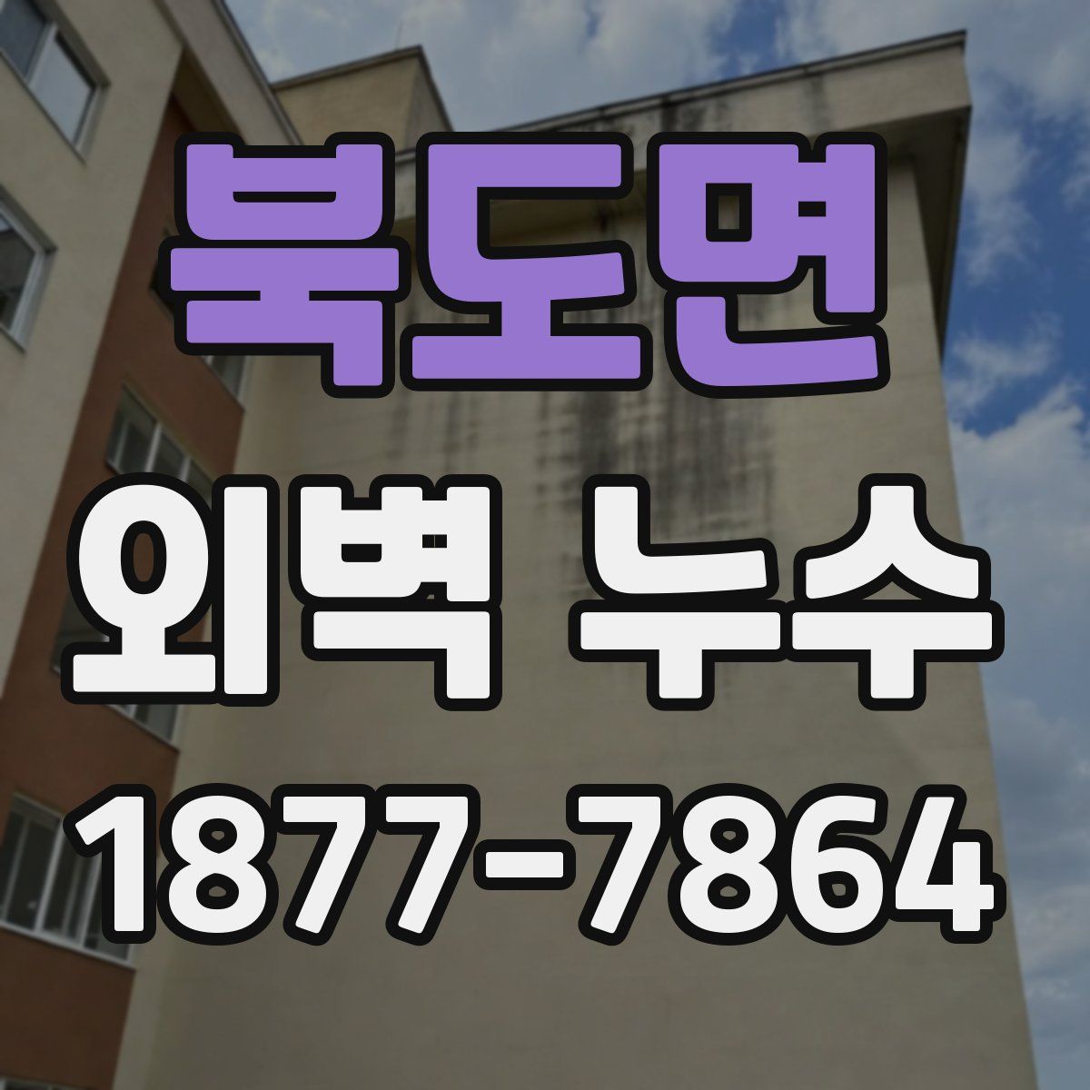 북도면 외벽 누수