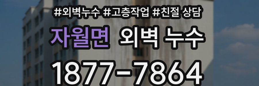 자월면 외벽 누수