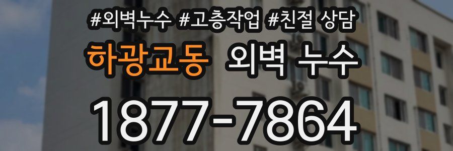 하광교동 외벽 누수