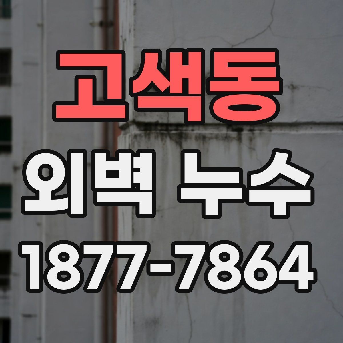 고색동 외벽 누수 보수 후 재점검이 필요한 이유