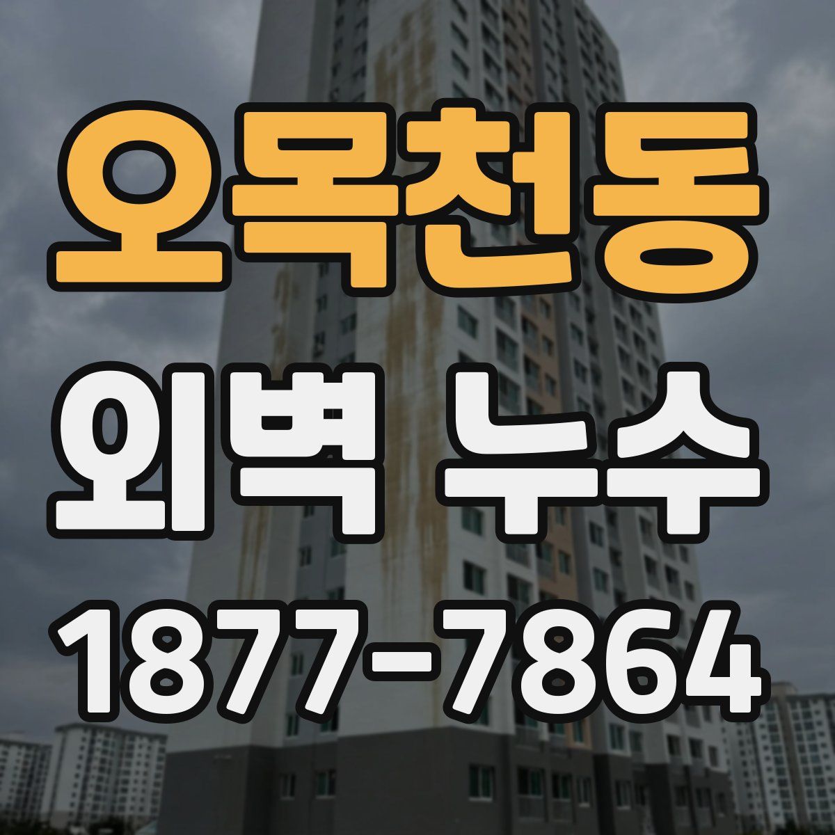 오목천동 외벽 누수