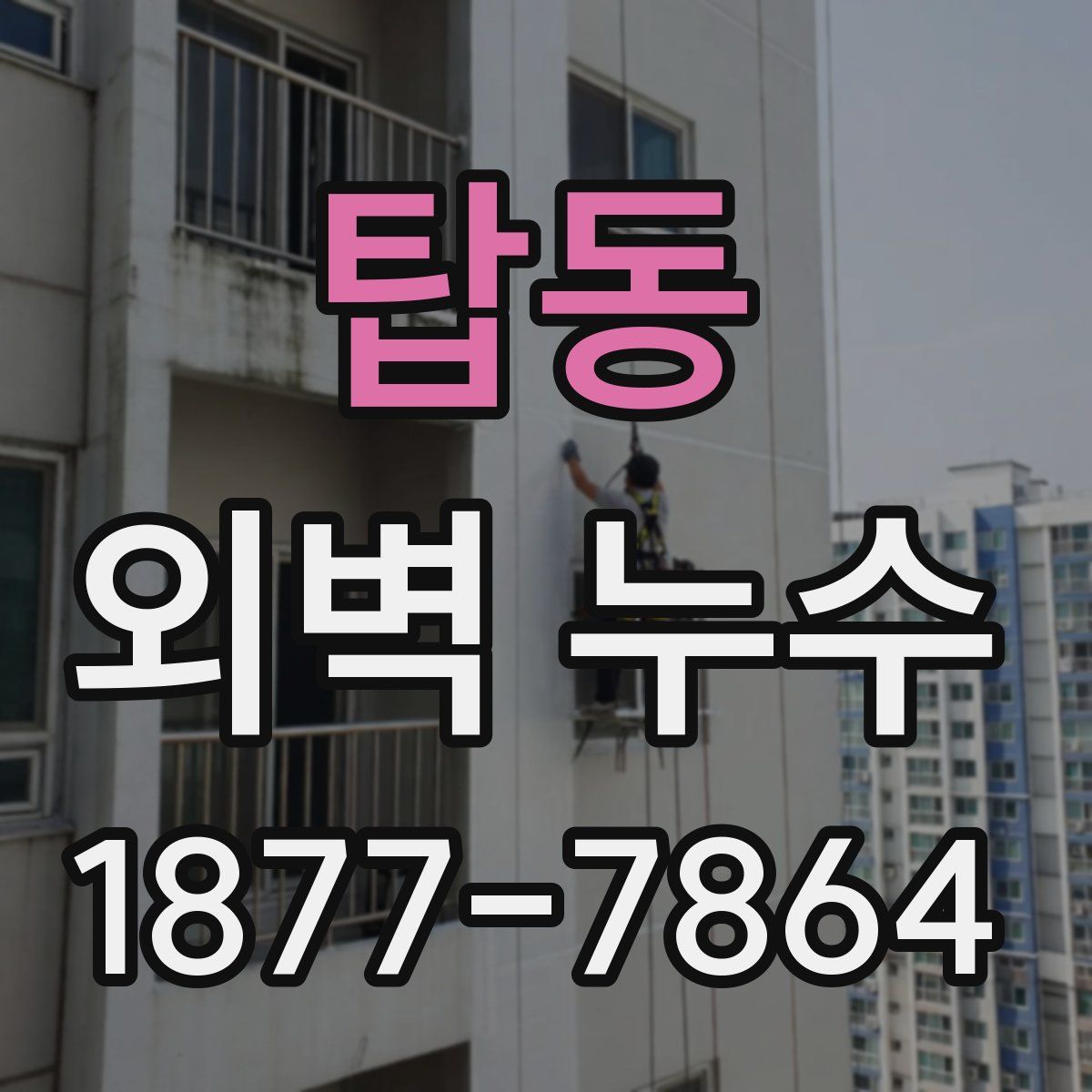 탑동 외벽 누수
