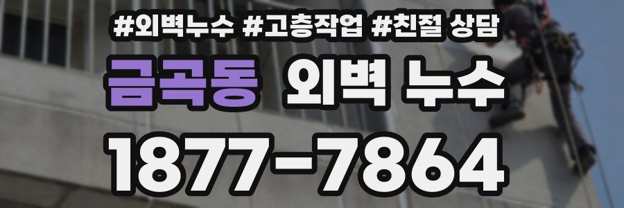 금곡동 외벽 누수