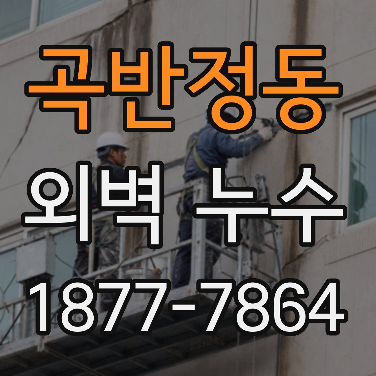 곡반정동 외벽 누수