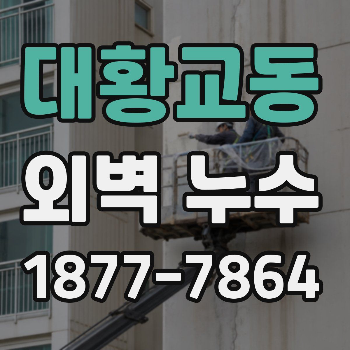 대황교동 외벽 누수