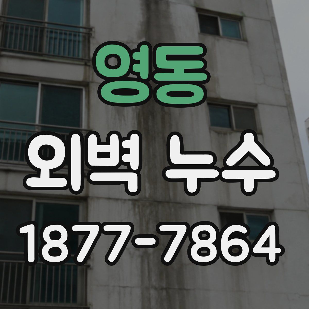 영동 외벽 누수
