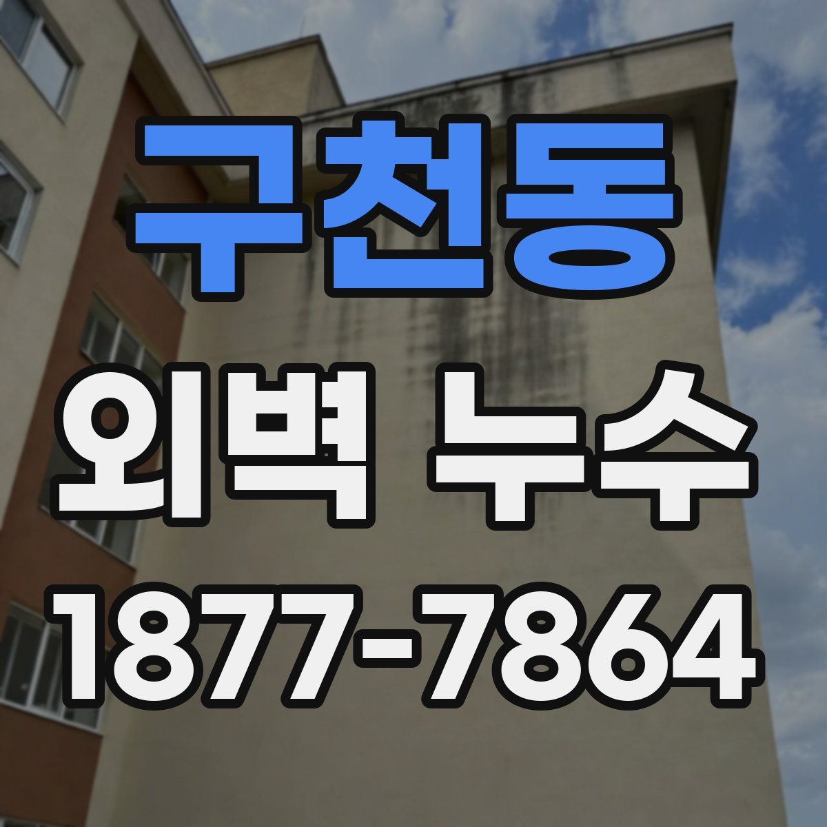 구천동 외벽 누수
