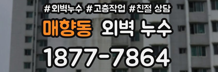 매향동 외벽 누수
