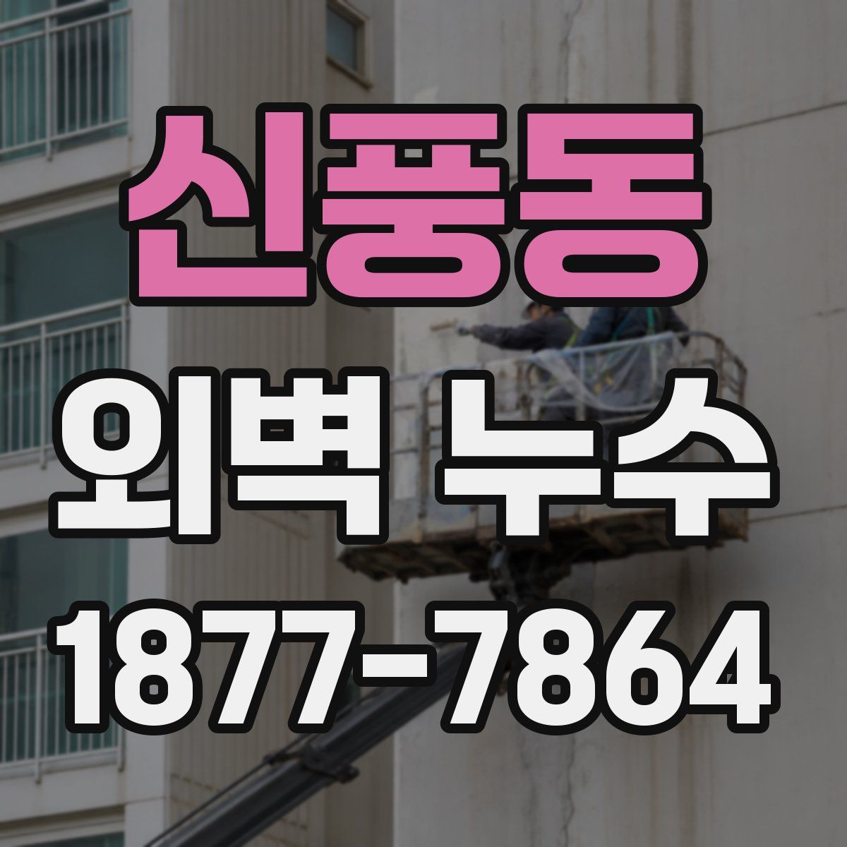 신풍동 외벽 누수