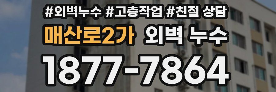 매산로2가 외벽 누수