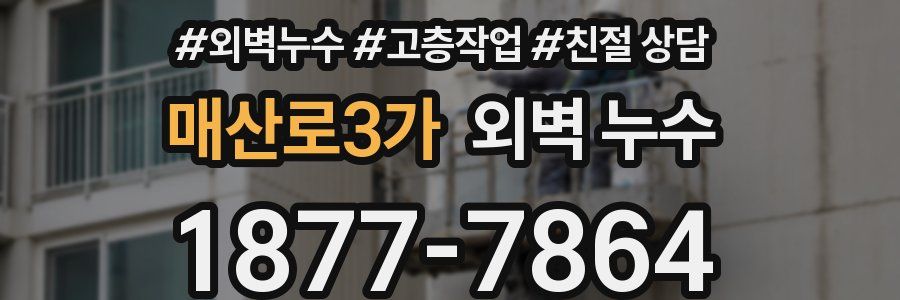 매산로3가 외벽 누수