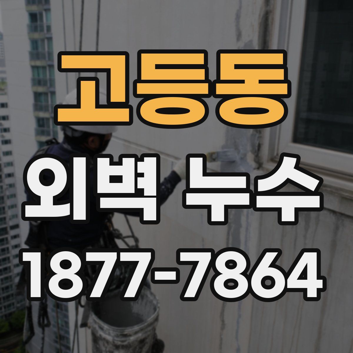 고등동 외벽 누수
