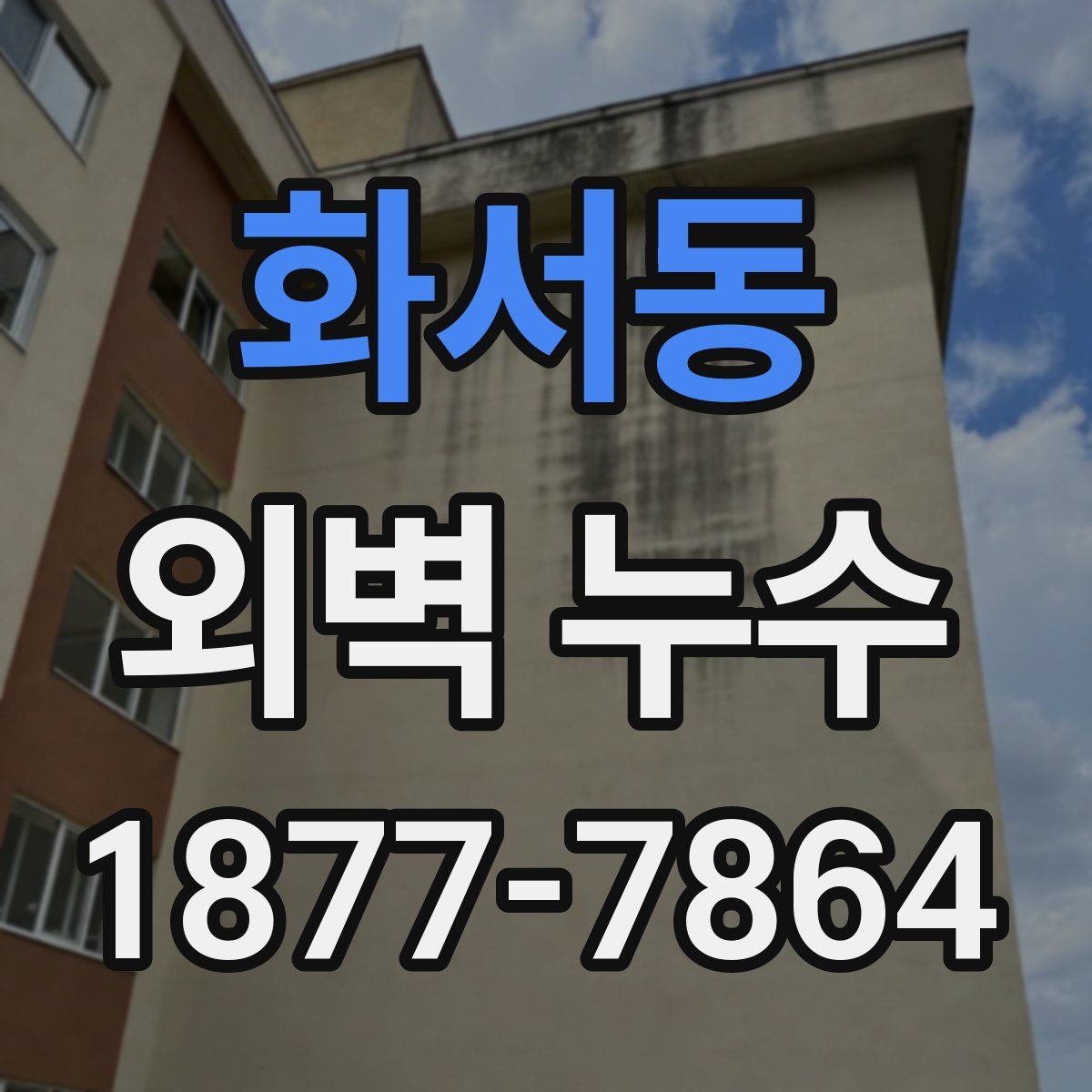 화서동 외벽 누수