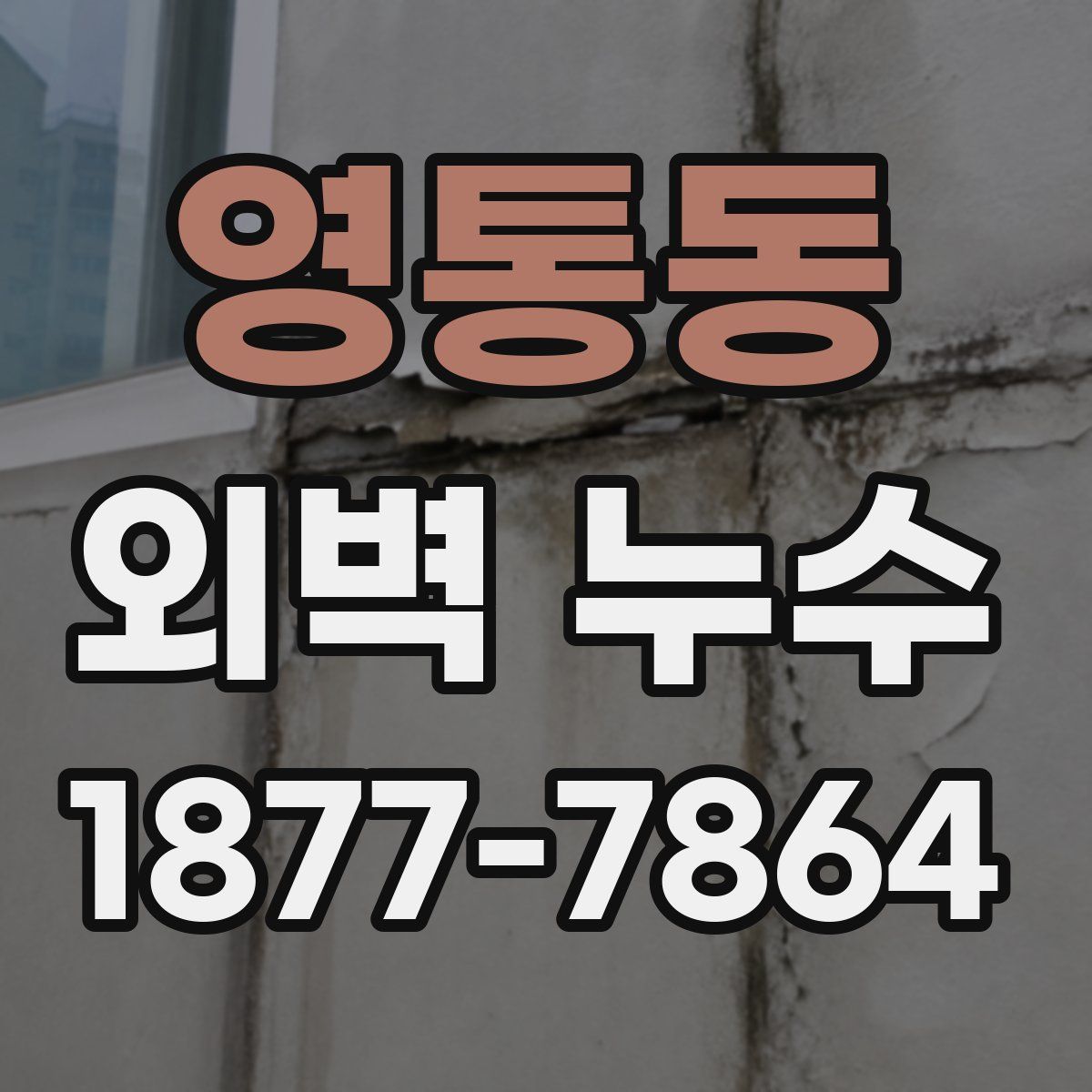 영통동 외벽 누수