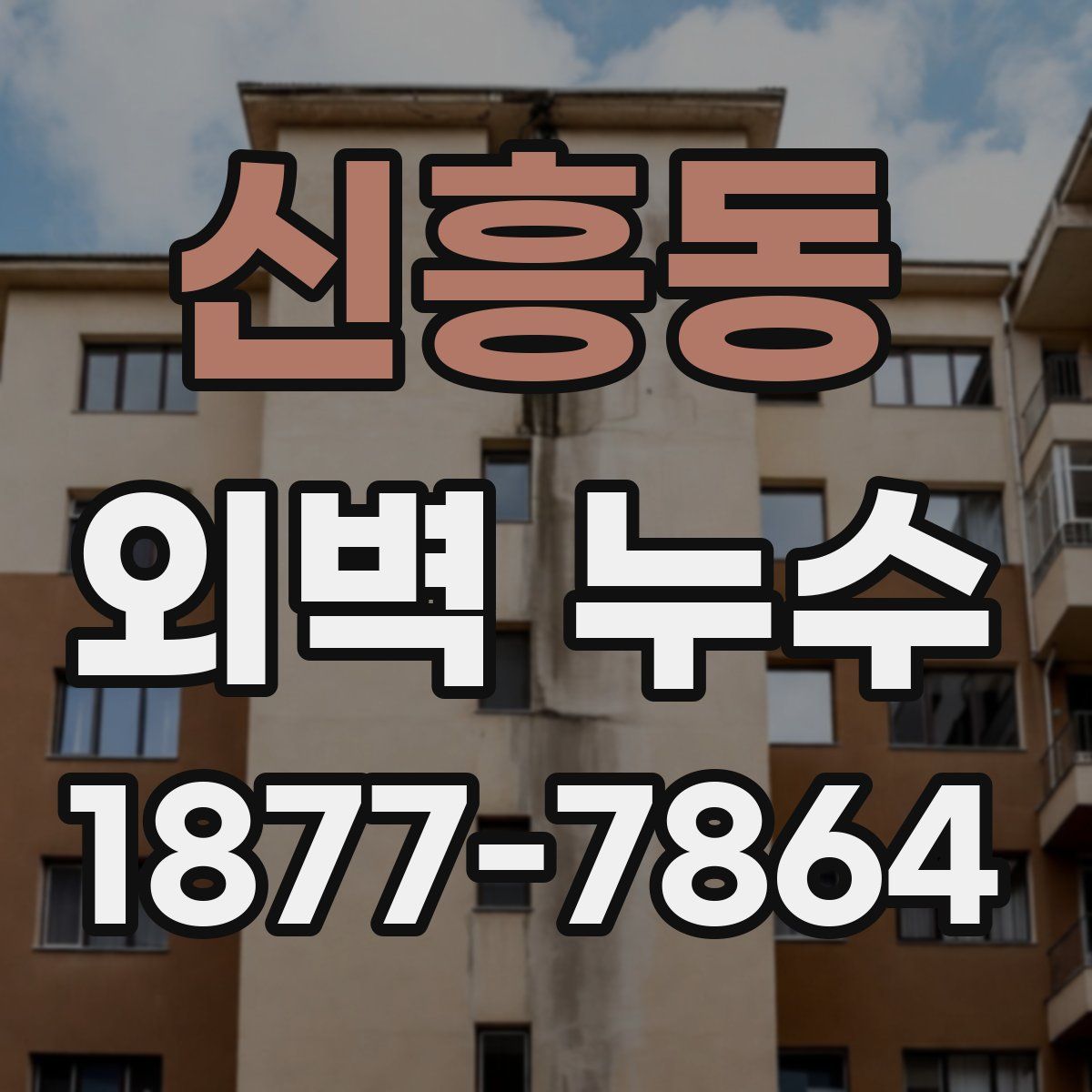 신흥동 외벽 누수