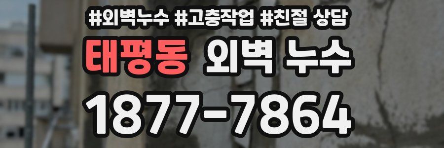 태평동 외벽 누수