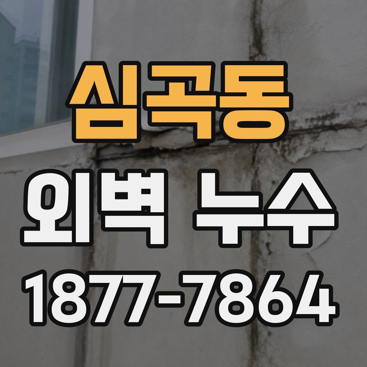 심곡동 외벽 누수