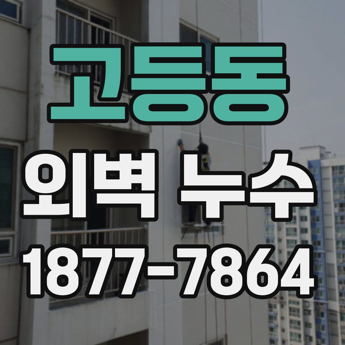 고등동 외벽 누수