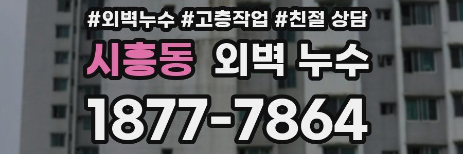 시흥동 외벽 누수